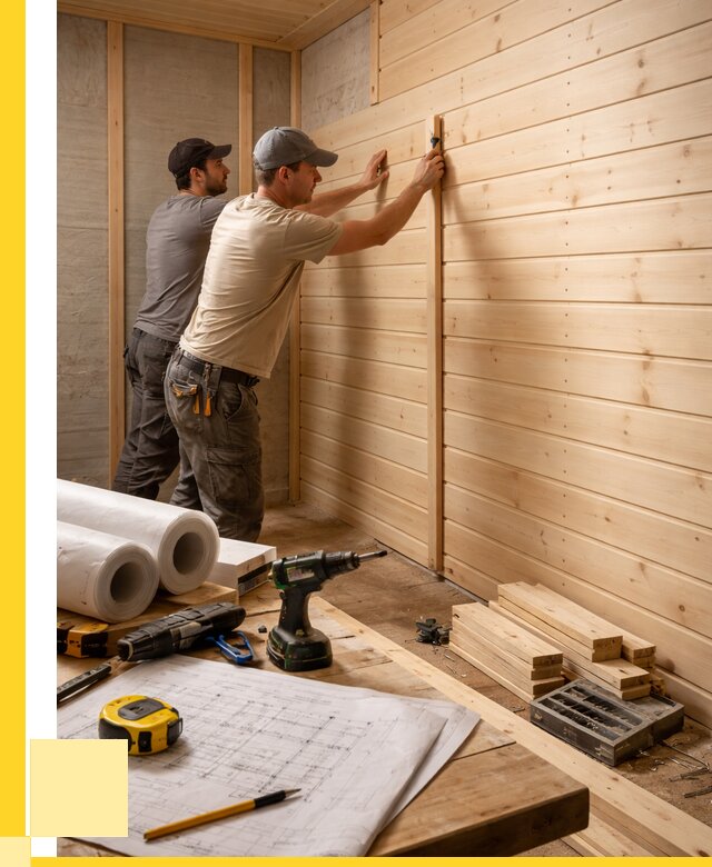 Обшивка бани вагонкой в Гулькевичах от 1245 р., ЭриданГль