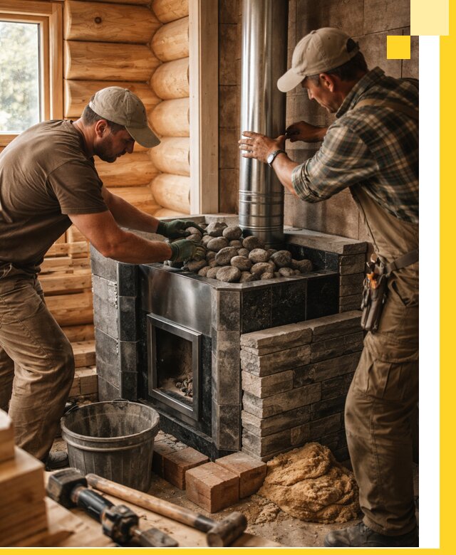 Строительство и отделка русских бань под ключ в Гулькевичах