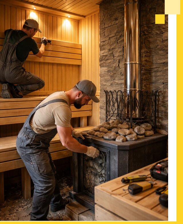 Комплексный дизайн бань, саун и зон отдыха в Гулькевичах