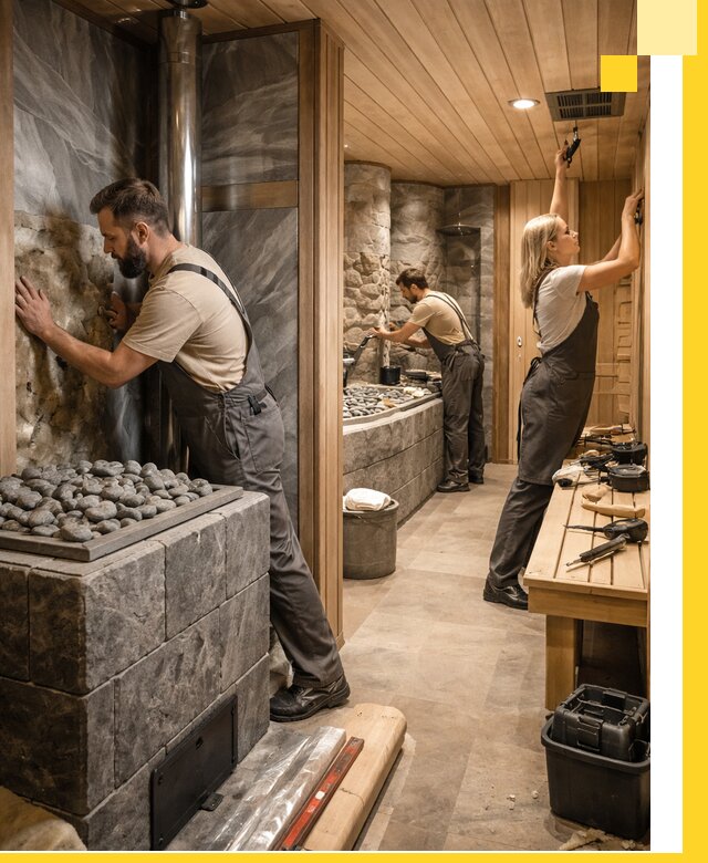 Строительство бань и SPA процедур в Гулькевичах под ключ и отделкой