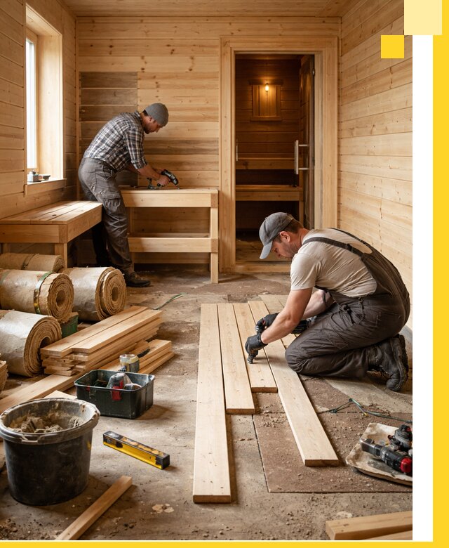 Индивидуальный проект бани с комнатой отдыха под ключ в Гулькевичах