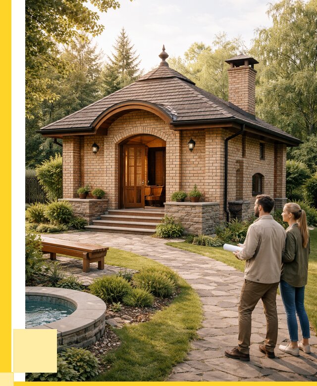 Проект кирпичной бани в Гулькевичах от 31122 р. | ЭриданГль