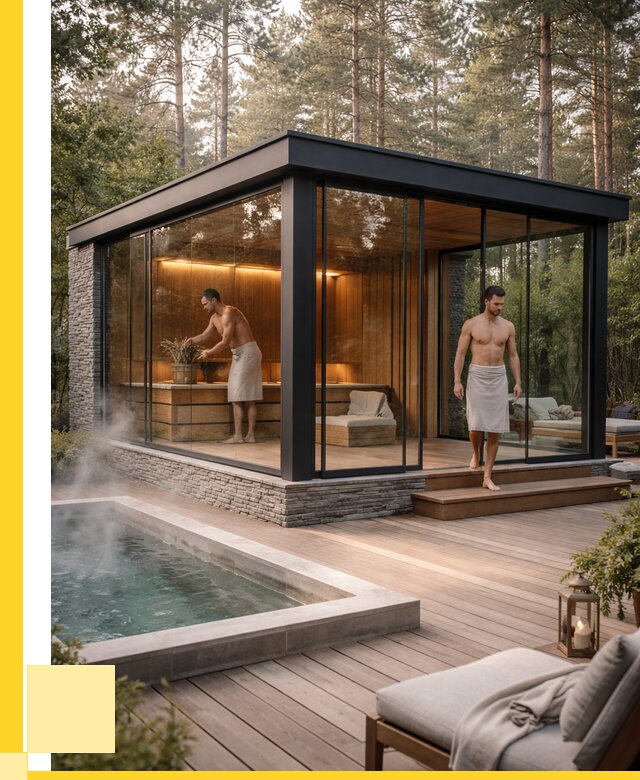 Стеклянные бани и двери в Гулькевичах от 466830 р. | ЭриданГль