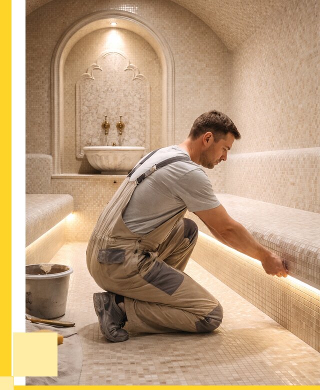 Отделка хамамов под ключ в Гулькевичах от 5706 р. | ЭриданГль