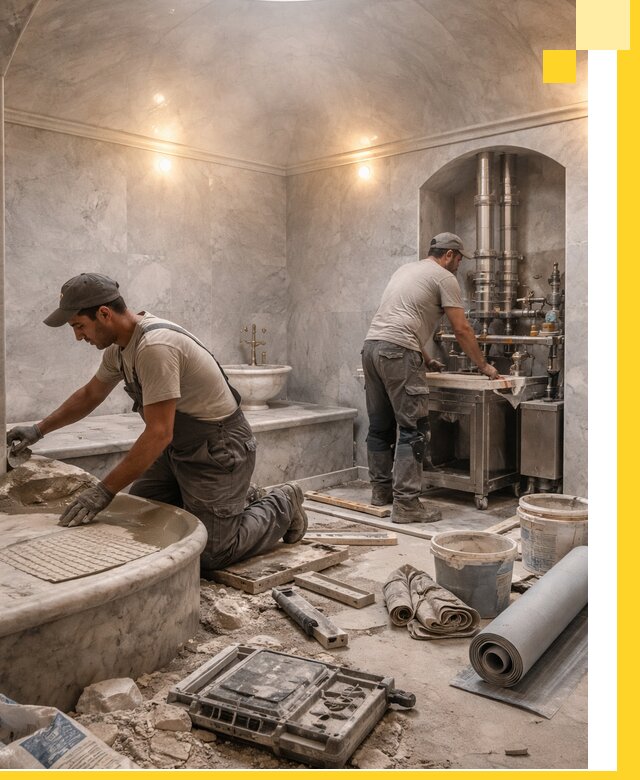 Строительство турецких бань хаммам под ключ в Гулькевичах