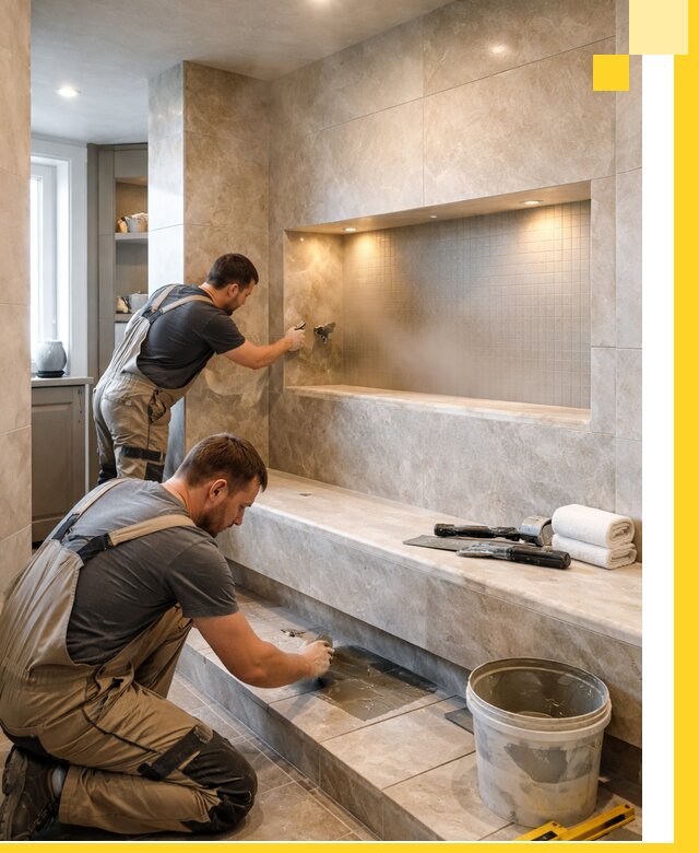 Профессиональное строительство хамама в квартире в Гулькевичах