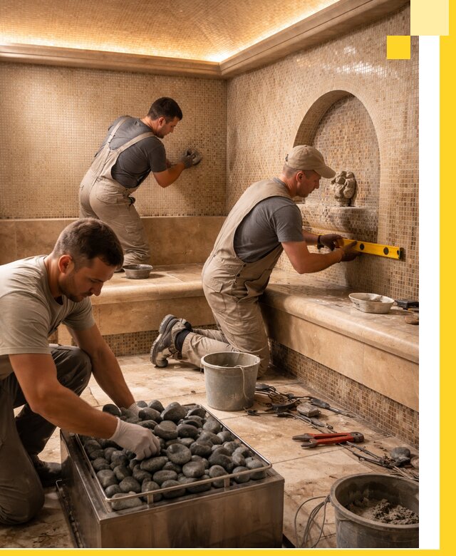 Проектирование и строительство хамама и сауны в Гулькевичах