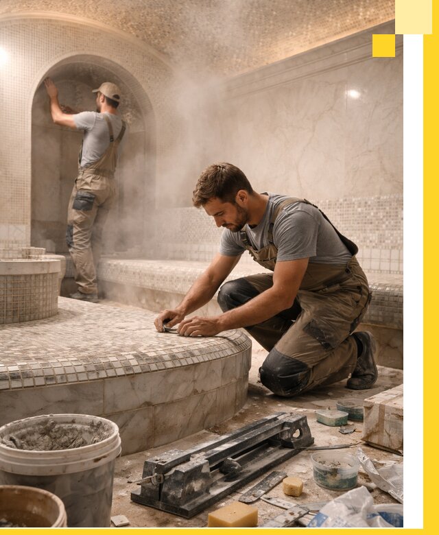 Профессиональный дизайн хамама и SPA под ключ в Гулькевичах