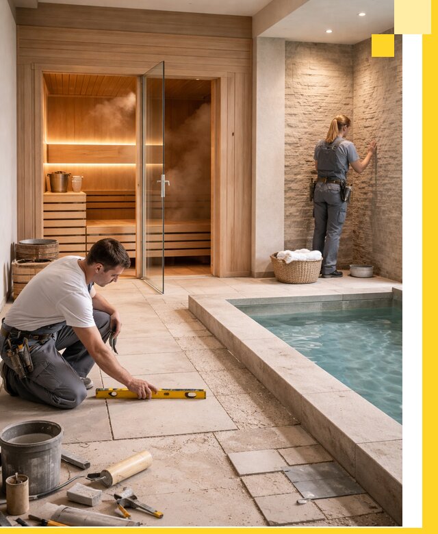 Комплексный дизайн и отделка интерьеров SPA под ключ в Гулькевичах